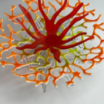 Red Orange Coral Centerpiece FGS511