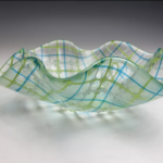windowpane plaid bubble bowl fgs512
